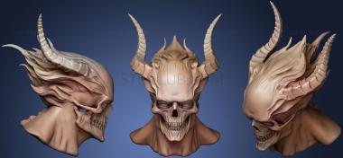 3D model Demon Head 6 (STL)